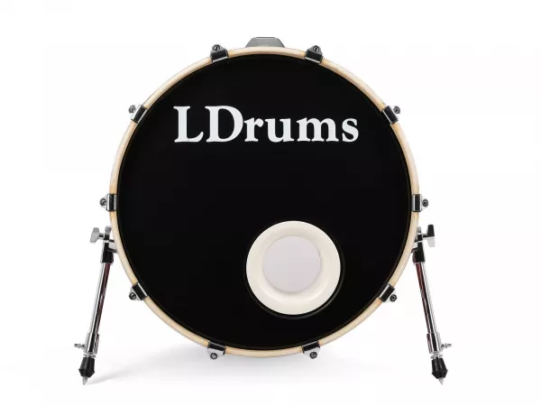 Бас-барабан 20" x 16", красный, LDrums, 5001012-2016  рис.2 