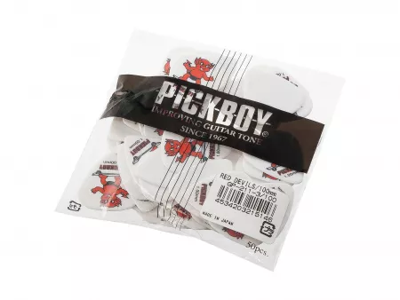 Celltex Red Devil Медиаторы 50шт, толщина 1.0мм, Pickboy, GP-211-3/100