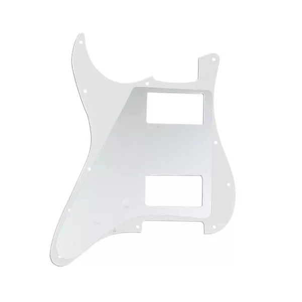 Пикгард для электрогитары Fender Stratocaster HH, 3 слоя, белая, Musiclily, MX1379AW  рис.2 