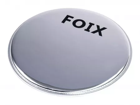 Пластик для малого и том барабана 16", серебристый, Foix, FDH-188SR-16