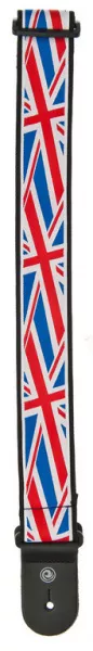 50A11 Тканный ремень для гитары, рисунок «Union Jack», Planet Waves