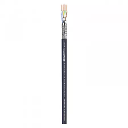 SC-Mercator CAT.6A PVC Highflex Blk Кабель сетевой витая пара, 100м, Sommer Cable, 580-0401