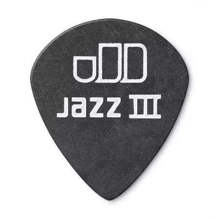 Tortex Pitch Black Jazz III Медиаторы 72шт, толщина 0.60мм, Dunlop, 482R.60