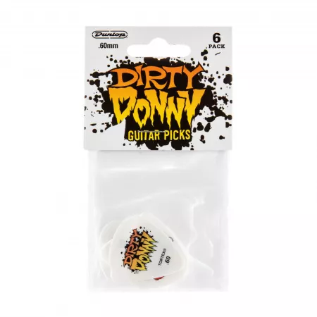 Dirty Donny S1 Медиаторы 6шт, толщина 0.60мм, Dunlop, BL111P.60