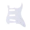 Пикгард для гитары Fender Stratocaster SSS, 1 слой, белая, Musiclily, MX1388GW