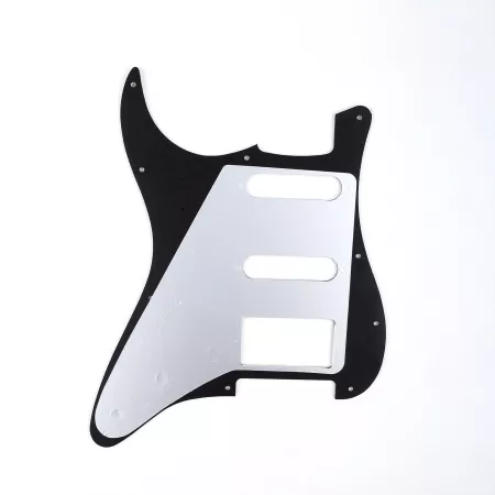 Пикгард для электрогитары Fender Stratocaster, 3 слоя, черная, Musiclily, MX0311