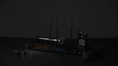 Двухканальная радиосистема, 2 ручных передатчика, 470-510МГц, Октава, OWS-U2200H-A