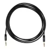 Кабель AUX 3.5мм (m)- 3.5мм (m), 2.0м, TPE черный, в пакете, GoPower, 00-00027480