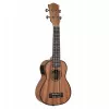 Mahogany Series Укулеле сопрано со звукоснимателем, с чехлом, цвет натуральный, Cascha, HH-2026E