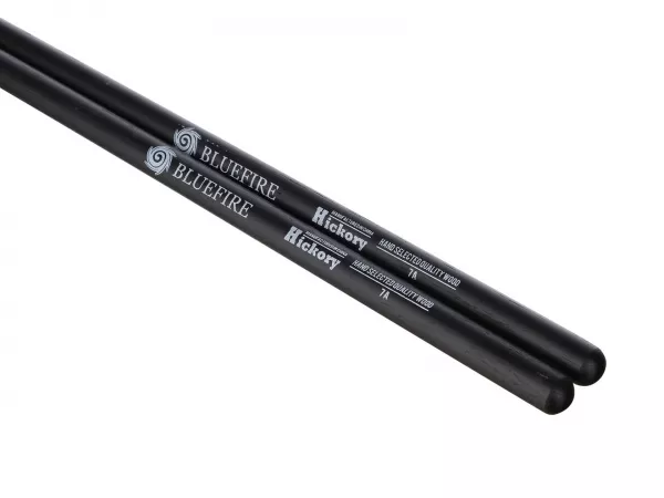 Colored Series Bluefire 7A BLACK Барабанные палочки, орех гикори, черные, HUN, 10104007  рис.2 