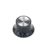 Ручка потенциометра Gibson Style, Volume, метрическая, черная, Musiclily, M490