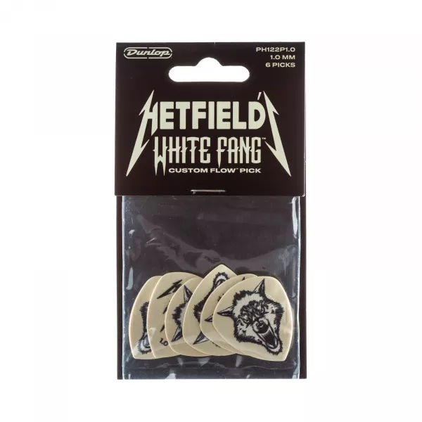 White Fang Медиаторы 6шт, толщина 1.0мм, Dunlop, PH122P1.0  рис.2 