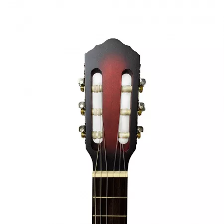 Гитара классическая 3/4, красная, Кунгурская Акустика, K-Red-3/4