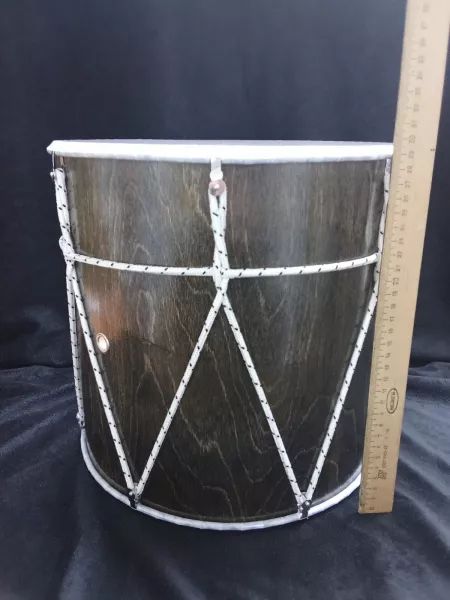 Барабан кавказский 12", лак эбеновое дерево, с чехлом, MEZZO, MZ-B12-LewK  рис.2 