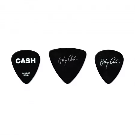 Johnny Cash Legend Медиаторы 6шт, толстые, в коробочке, Dunlop, JCPT02H