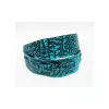 Leather Tigina Ремень для гитары, кожаный, аквамарин, Fidel, FL8012LT