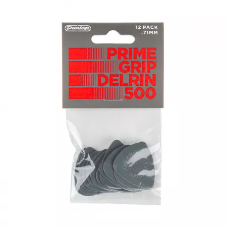 Prime Grip Delrin 500 Медиаторы 12шт, толщина 0,71мм, Dunlop, 450P.71