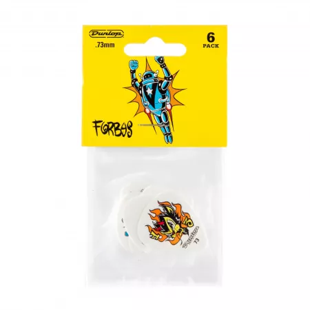 Alan Forbes S1 Медиаторы 6шт, толщина 0,73мм, Dunlop, BL100P.73