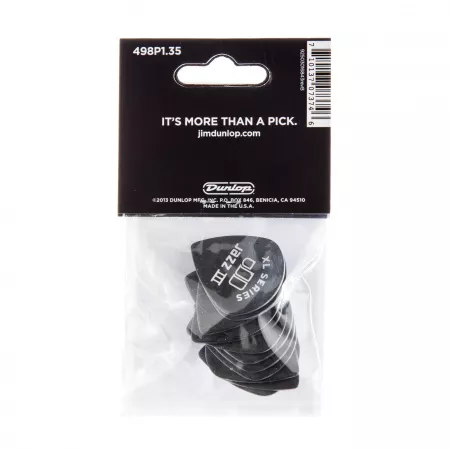 Tortex Jazz III XL Медиаторы 12шт, толщина 1,35мм, Dunlop, 498P1.35