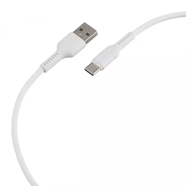 Кабель GP21T-2M USB (m)-Type-C (m) 3.0A 27W силикон белый, GoPower, 00-00028386  рис.2 