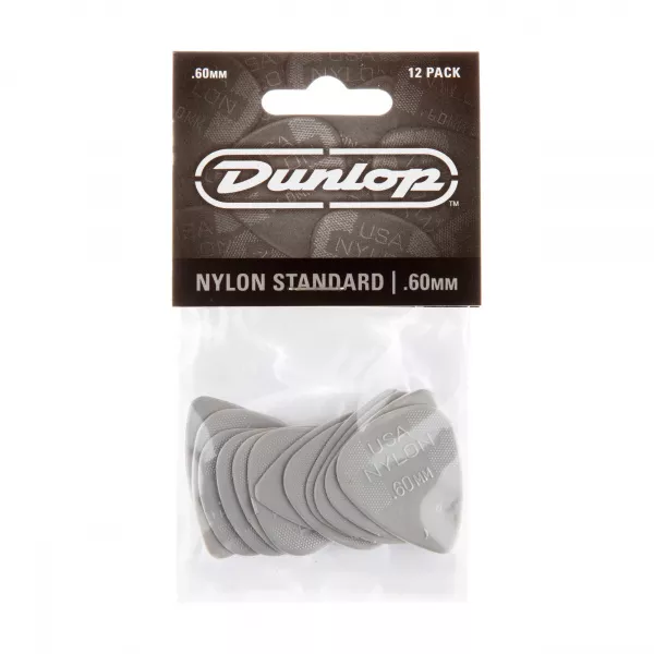 Nylon Standard Медиаторы 12шт, толщина 0,60мм, Dunlop, 44P.60  рис.2 