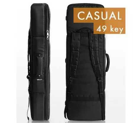BM1093 Keyboard_49 CASUAL Легкий чехол для клавишных инструментов, черный, BAG&music