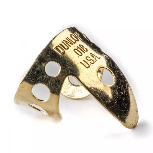 Brass Медиаторы на палец 20шт, латунь, толщина .018, Dunlop, 37R.018  рис.2 