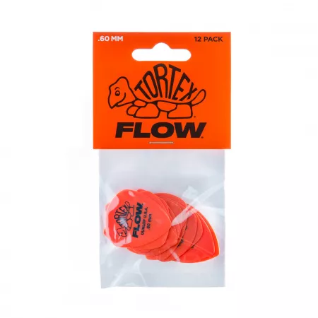 Tortex Flow Медиаторы 12шт, толщина 0.60мм, Dunlop, 558P.60
