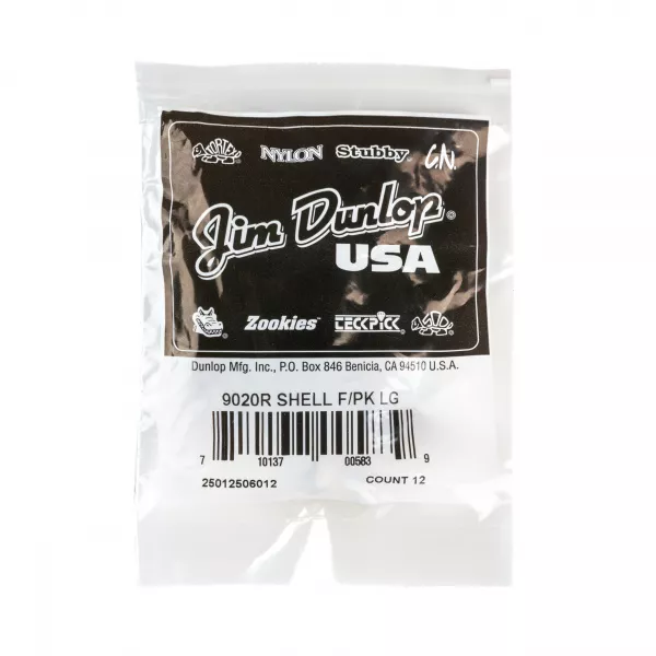 Медиаторы на палец 12шт, большие, пестрые, Dunlop, 9020R  рис.2 